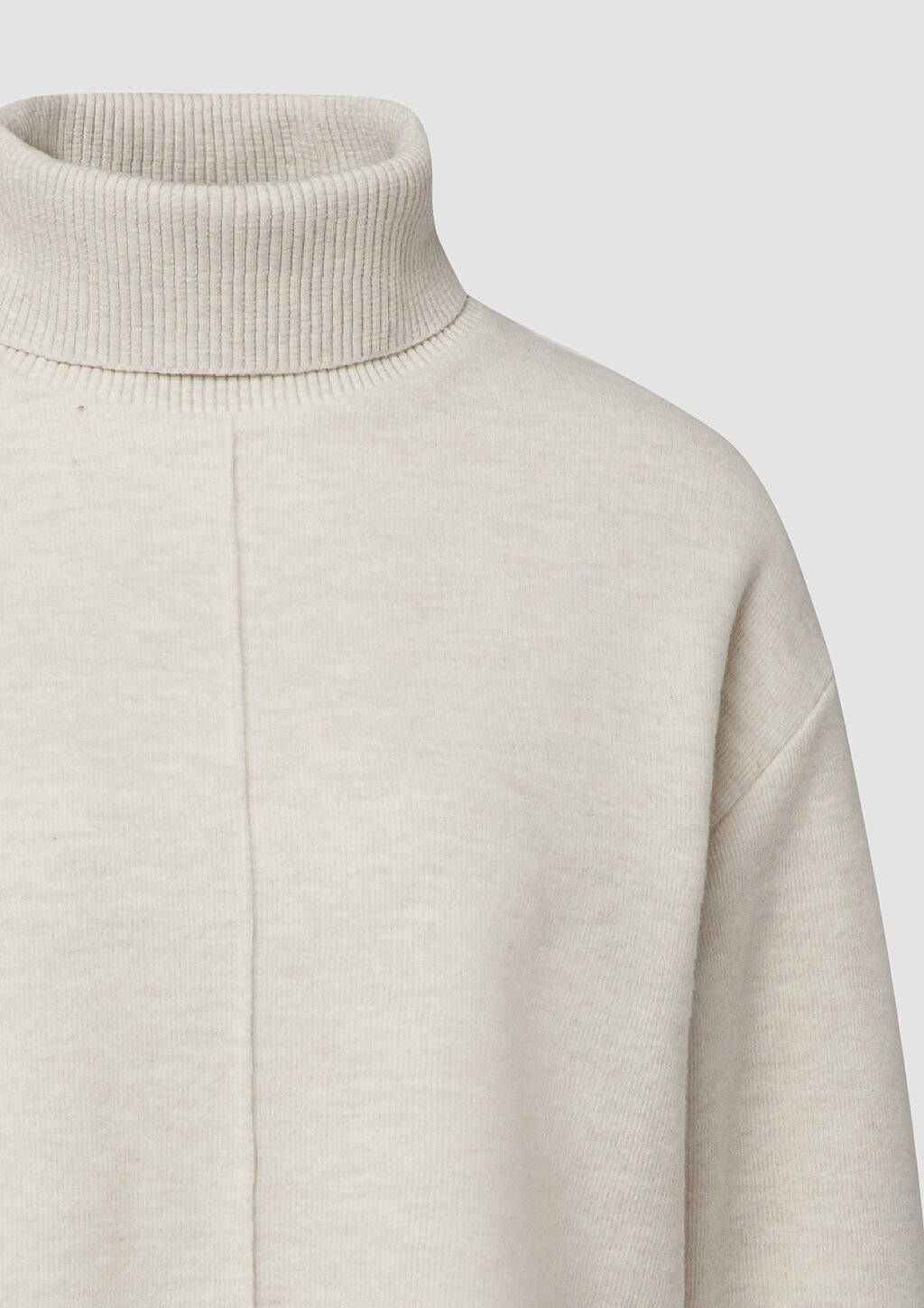 Weiches Sweatshirt mit hohem Rollkragen