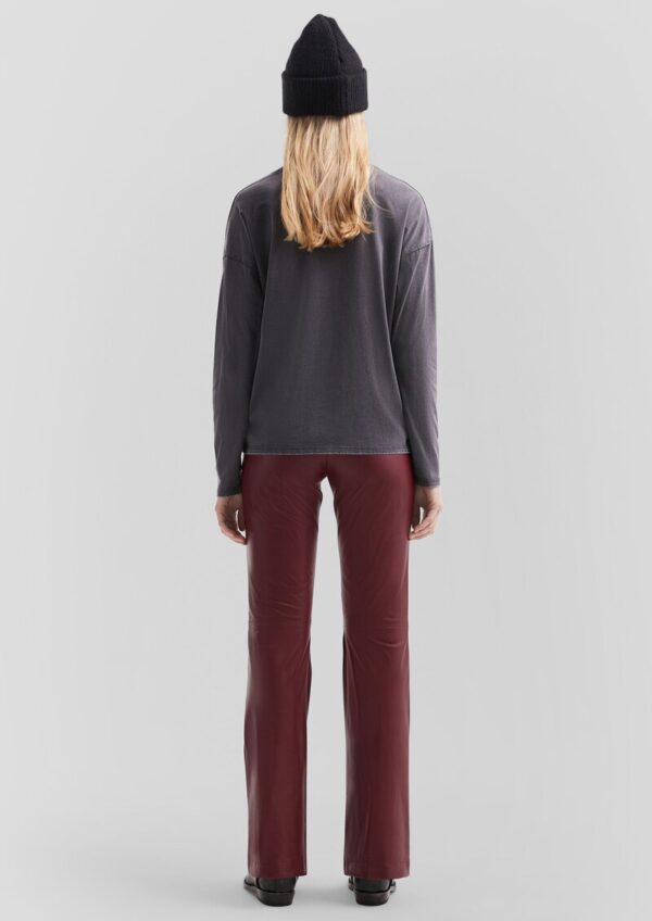 Flared Leg Pants in Lederoptik