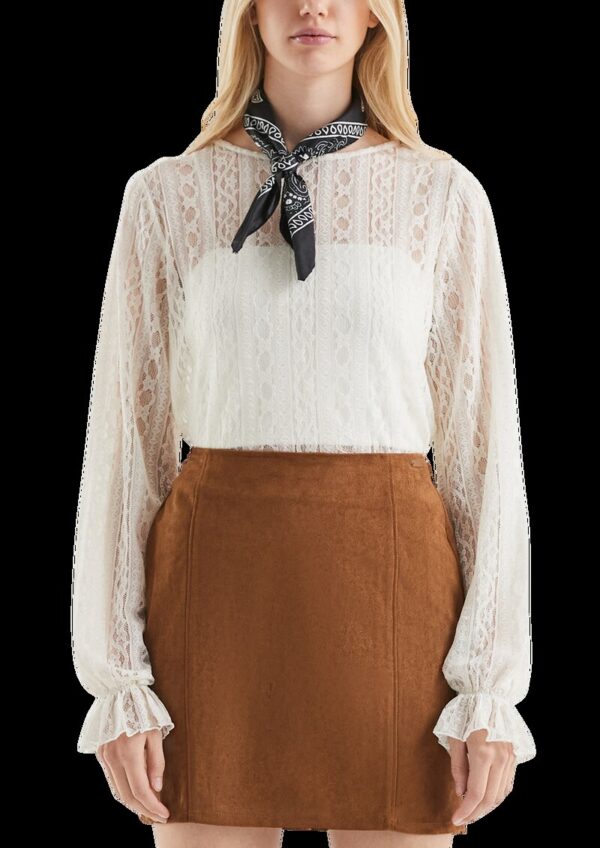 Blusenshirt aus Spitze