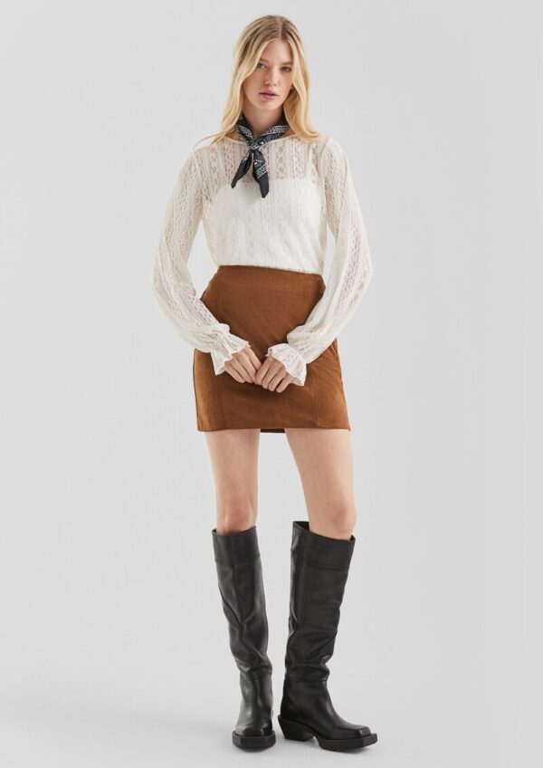 Blusenshirt aus Spitze