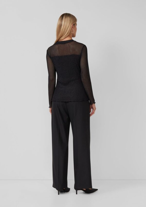 Transparentes Shirt mit gefüttertem Body