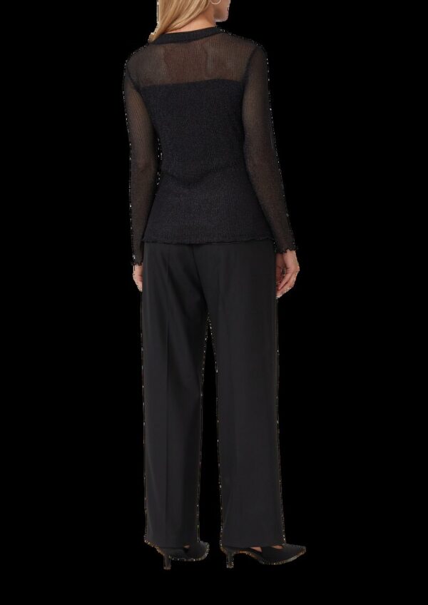 Transparentes Shirt mit gefüttertem Body