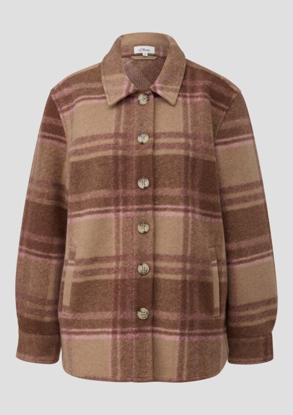 Overshirt aus Wollmix
