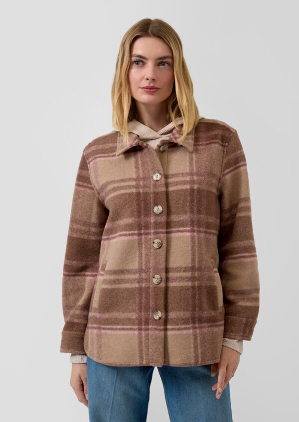 Overshirt aus Wollmix