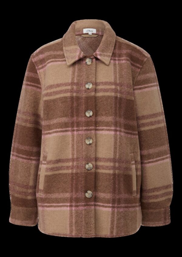 Overshirt aus Wollmix