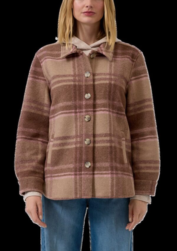 Overshirt aus Wollmix