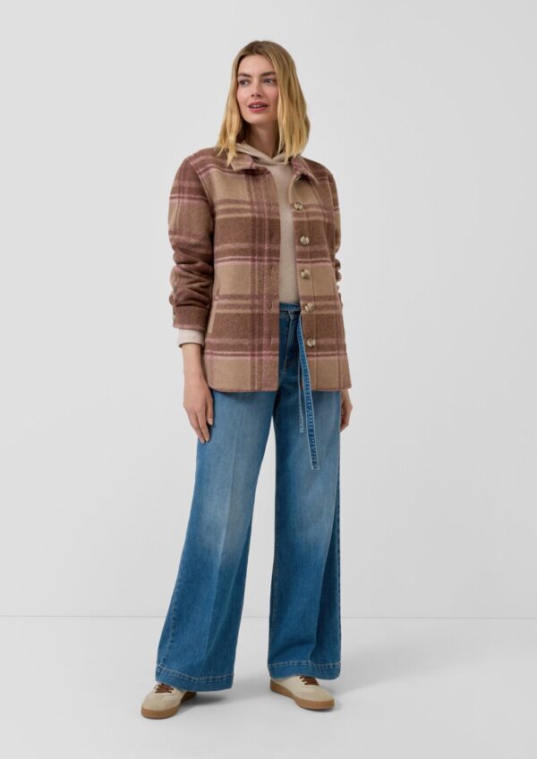 Overshirt aus Wollmix