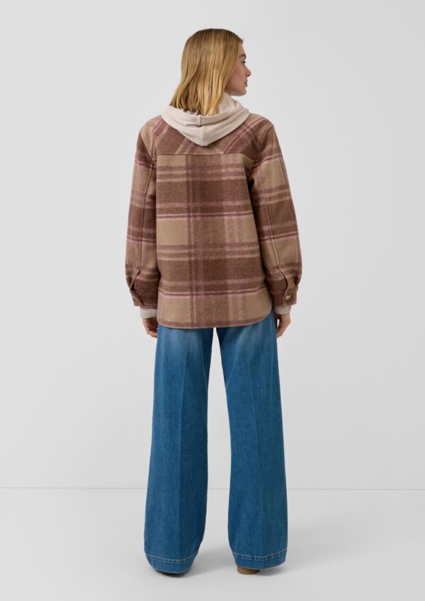 Overshirt aus Wollmix
