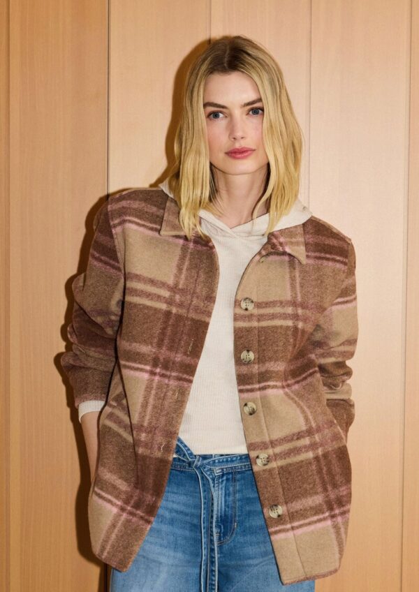 Overshirt aus Wollmix