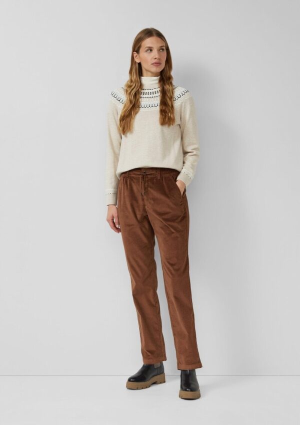Feincordhose mit Elastikbund