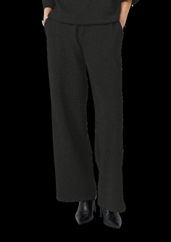 Jacquard-Hose mit Glitzergarn und Elastikbund