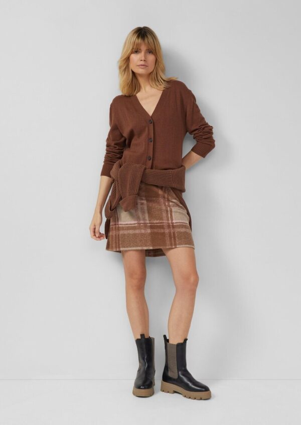 Kurzer Rock aus Wollmix