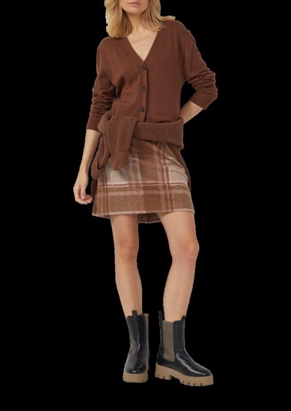 Kurzer Rock aus Wollmix