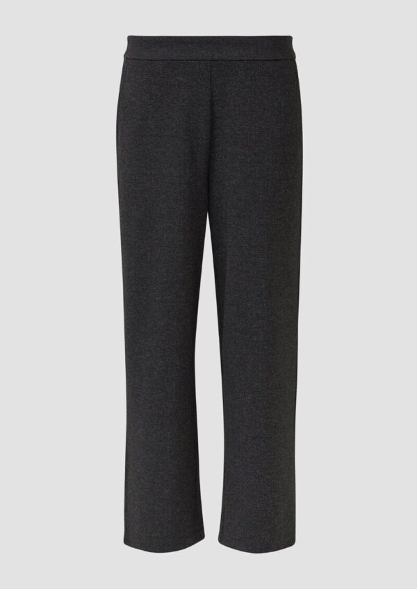 Culotte mit feinem Herringbonemuster