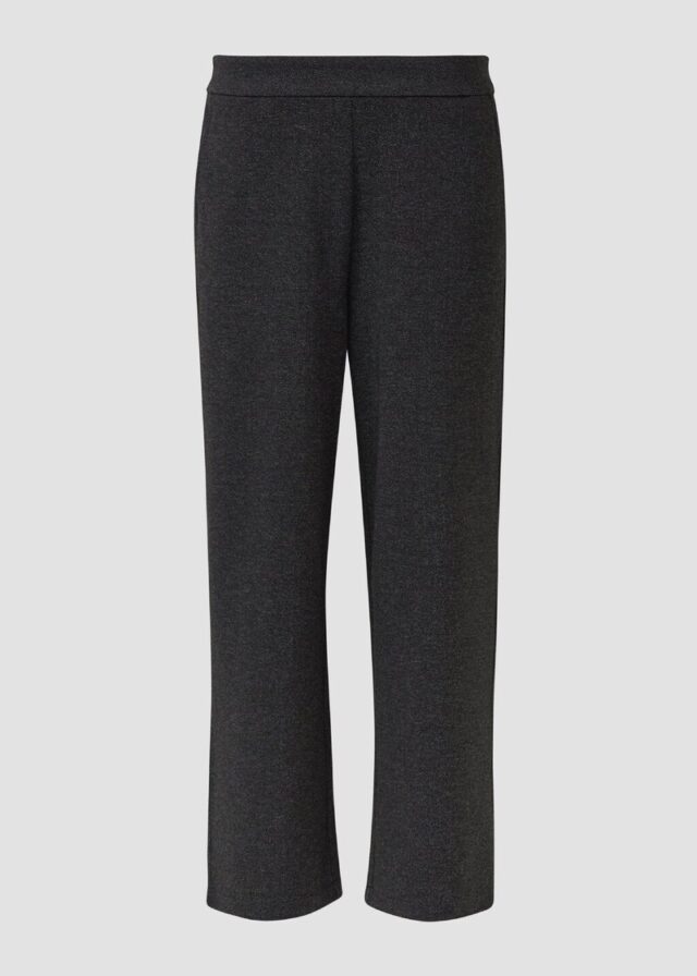 Culotte mit feinem Herringbonemuster