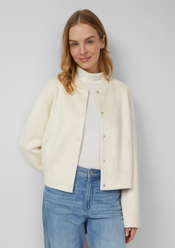 Blouson in Veloursleder-Optik