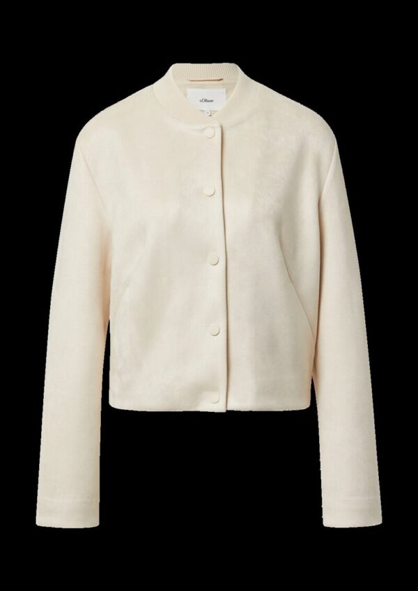 Blouson in Veloursleder-Optik