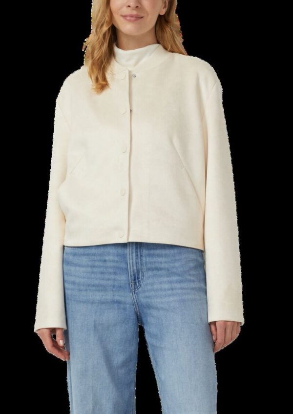 Blouson in Veloursleder-Optik