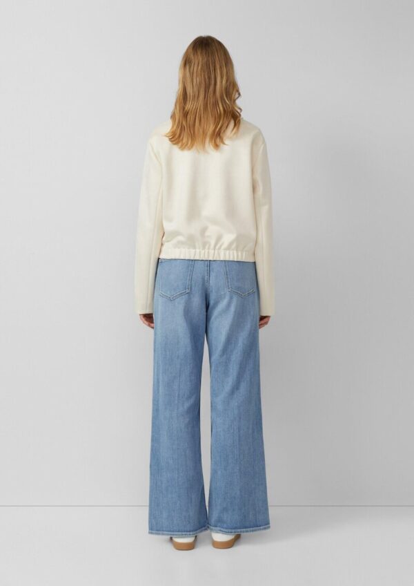 Blouson in Veloursleder-Optik