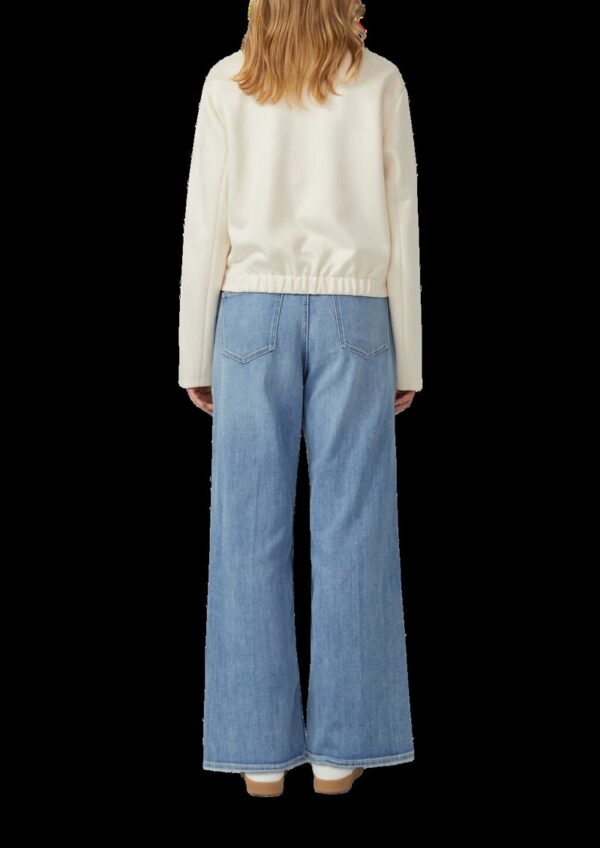 Blouson in Veloursleder-Optik