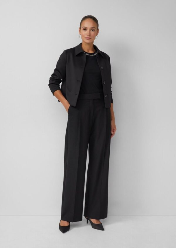 Shirt mit 3/4-Ärmeln und Schmucksteinen