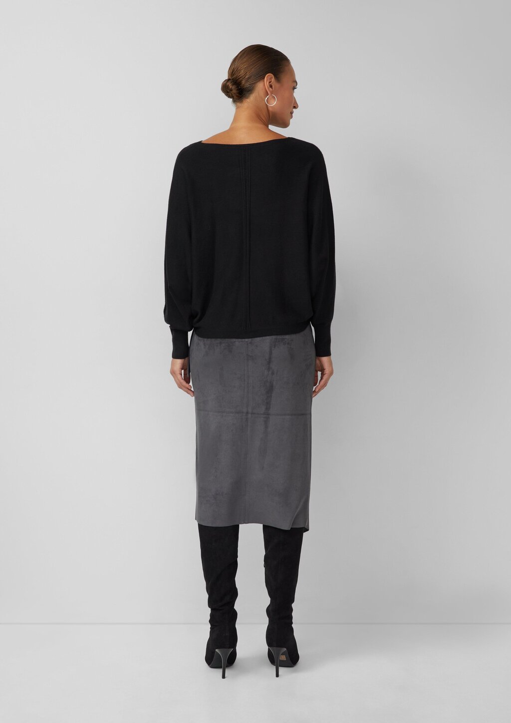 Feinstrick-Pullover im Relaxed Fit mit Ajour-Details