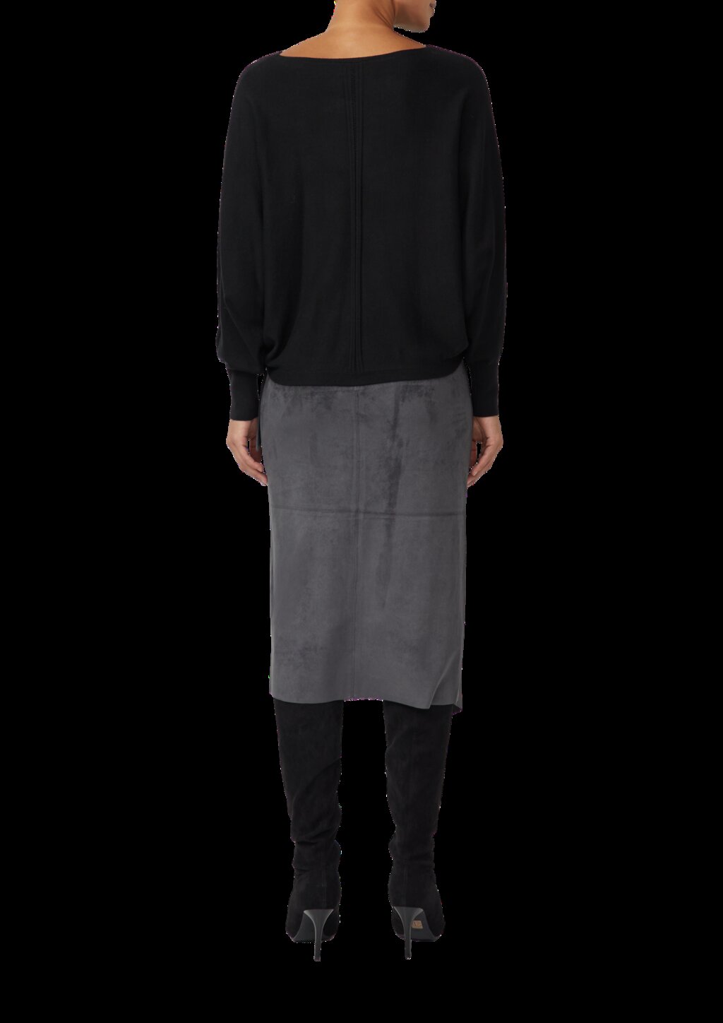 Feinstrick-Pullover im Relaxed Fit mit Ajour-Details