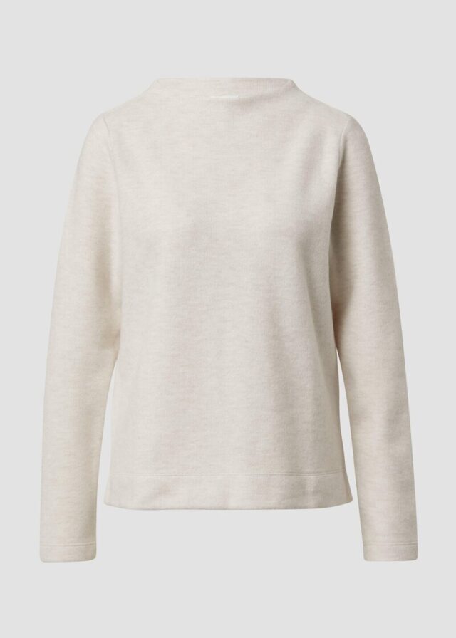 Weiches Sweatshirt mit Stehkragen