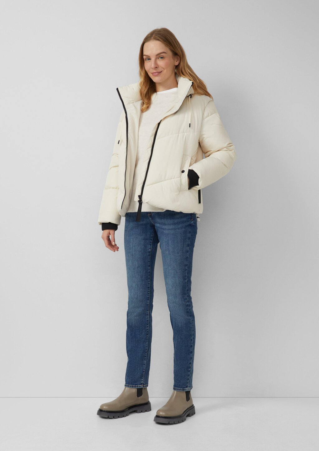 Weiches Sweatshirt mit Stehkragen