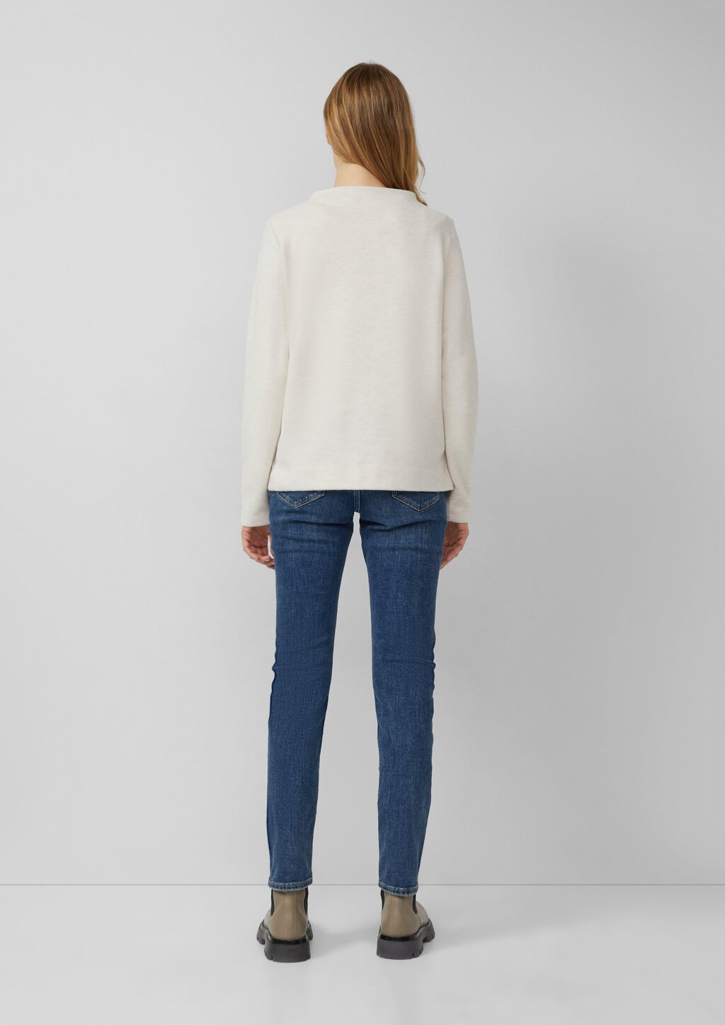 Weiches Sweatshirt mit Stehkragen