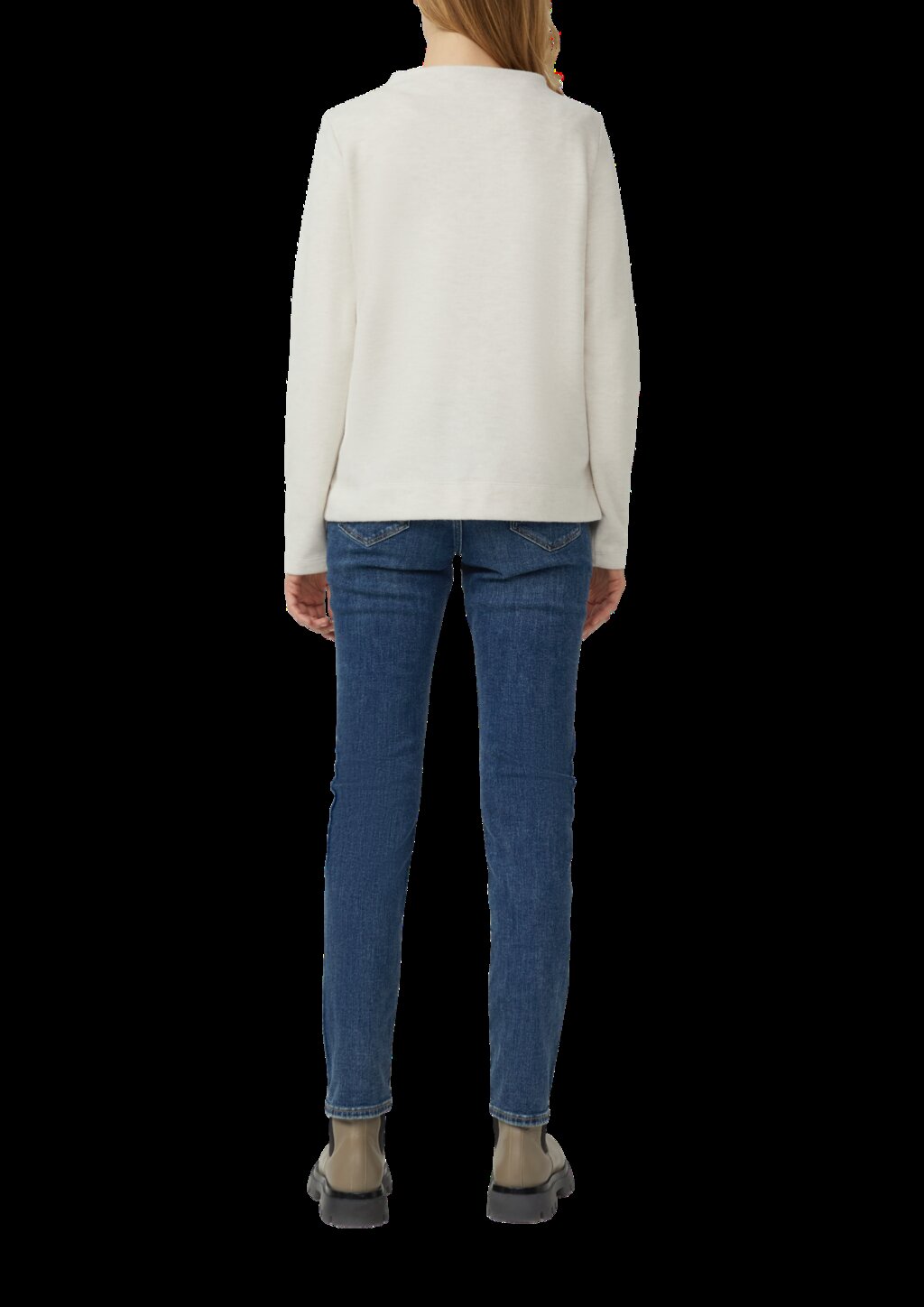 Weiches Sweatshirt mit Stehkragen