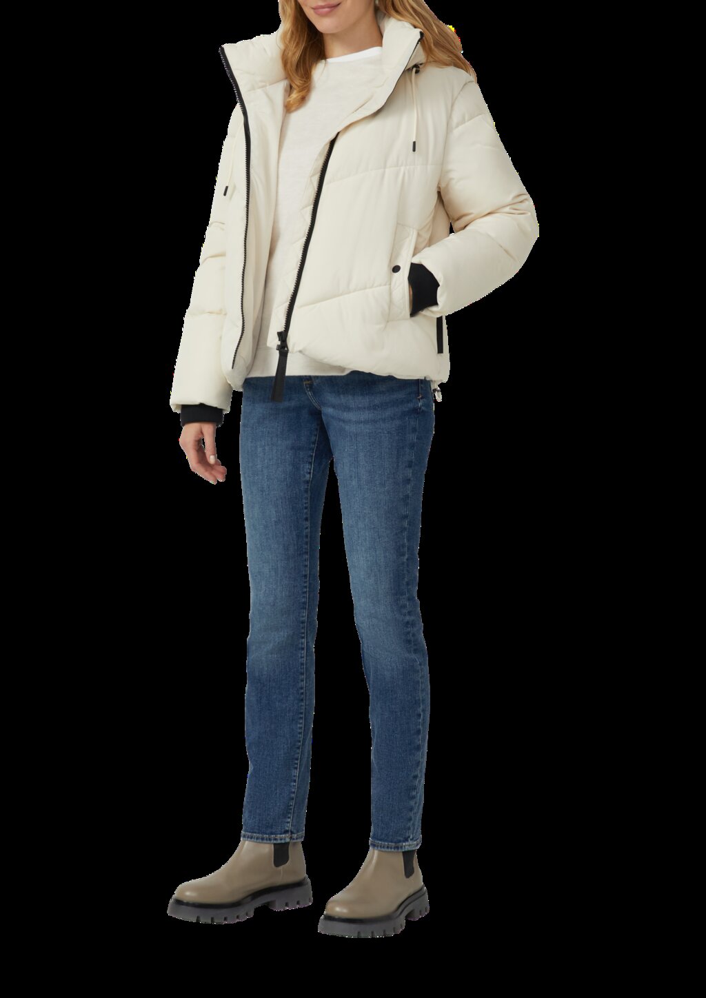 Weiches Sweatshirt mit Stehkragen