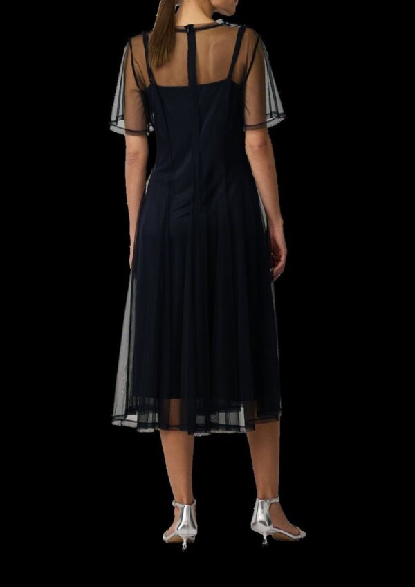 Midikleid aus Mesh mit Unterkleid