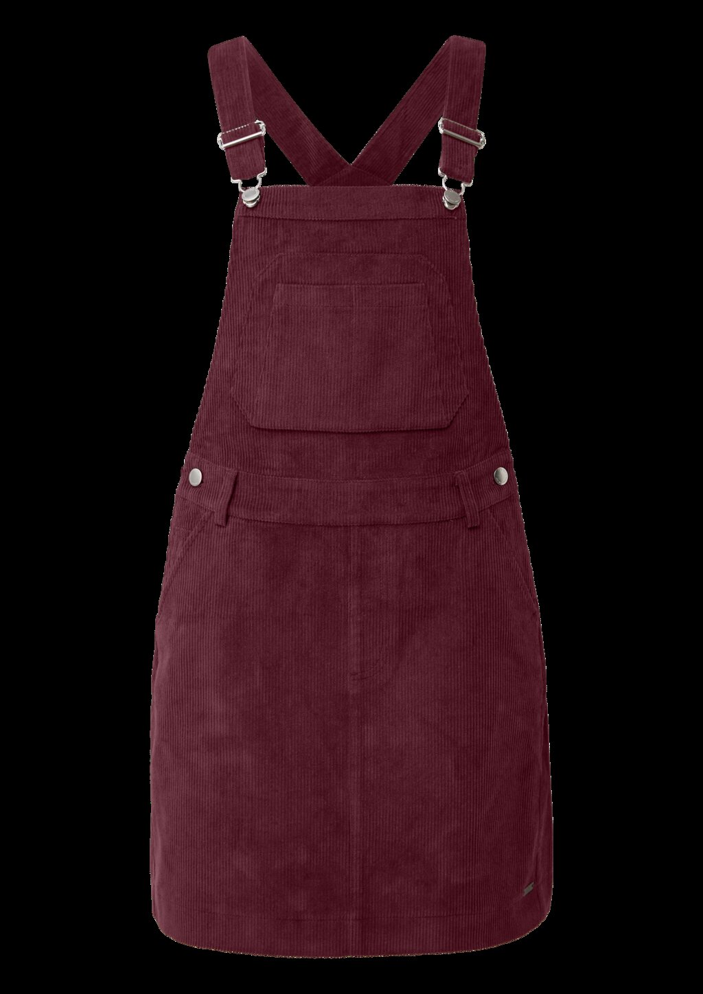 Mini-Latzkleid aus Cord