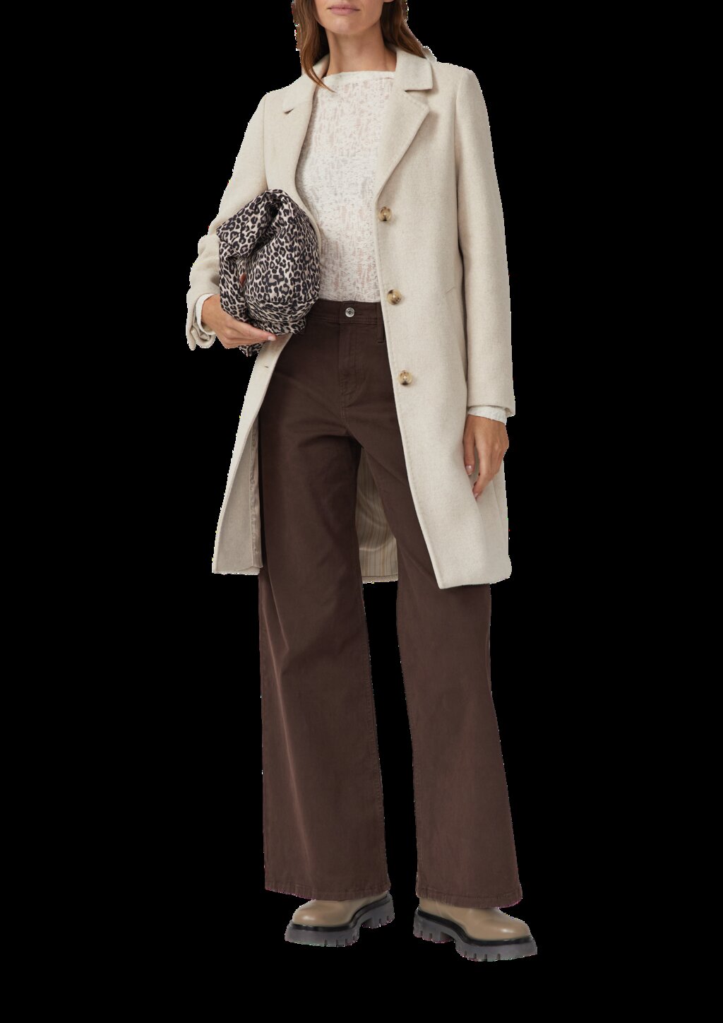 Semitransparentes Langarmshirt aus weicher Jersey-Spitze