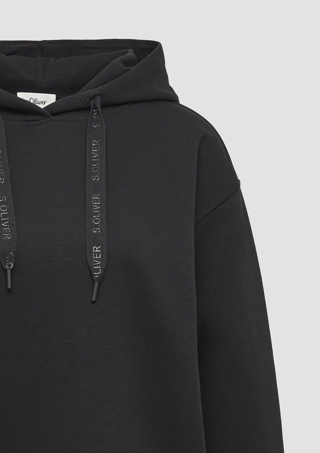 Sweatkleid mit seitlichen Eingrifftaschen und Kapuze