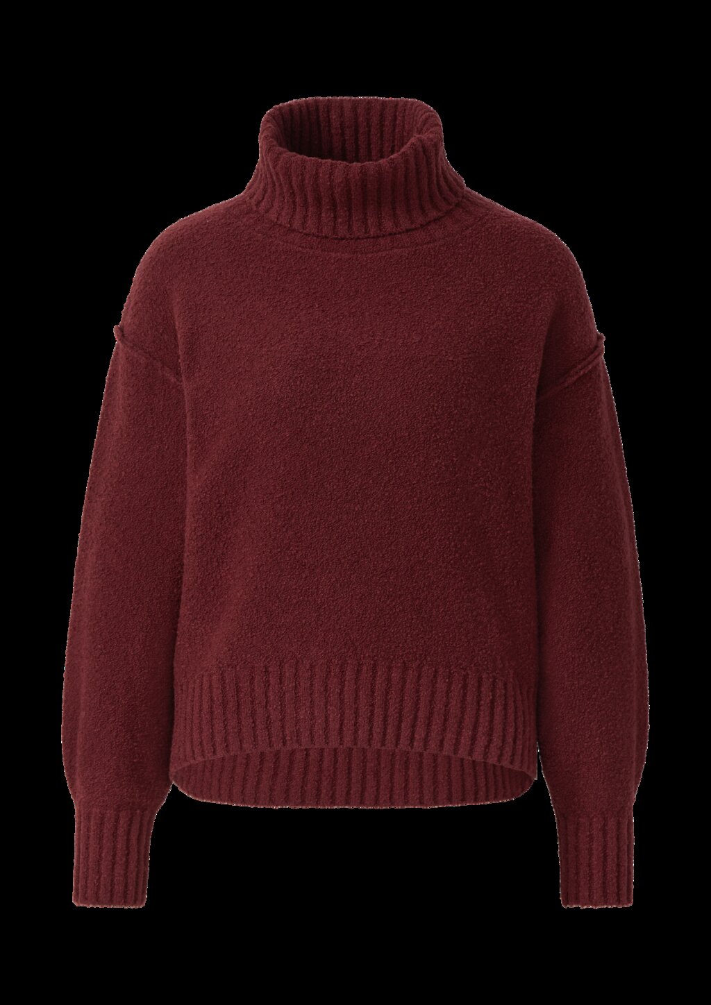 Kuscheliger Strickpullover mit breitem Rollkragen