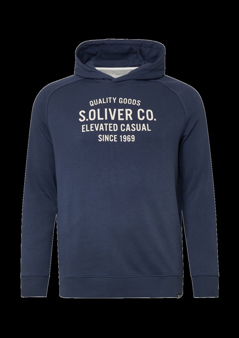 Sweatshirt aus Baumwollmix mit Frontprint