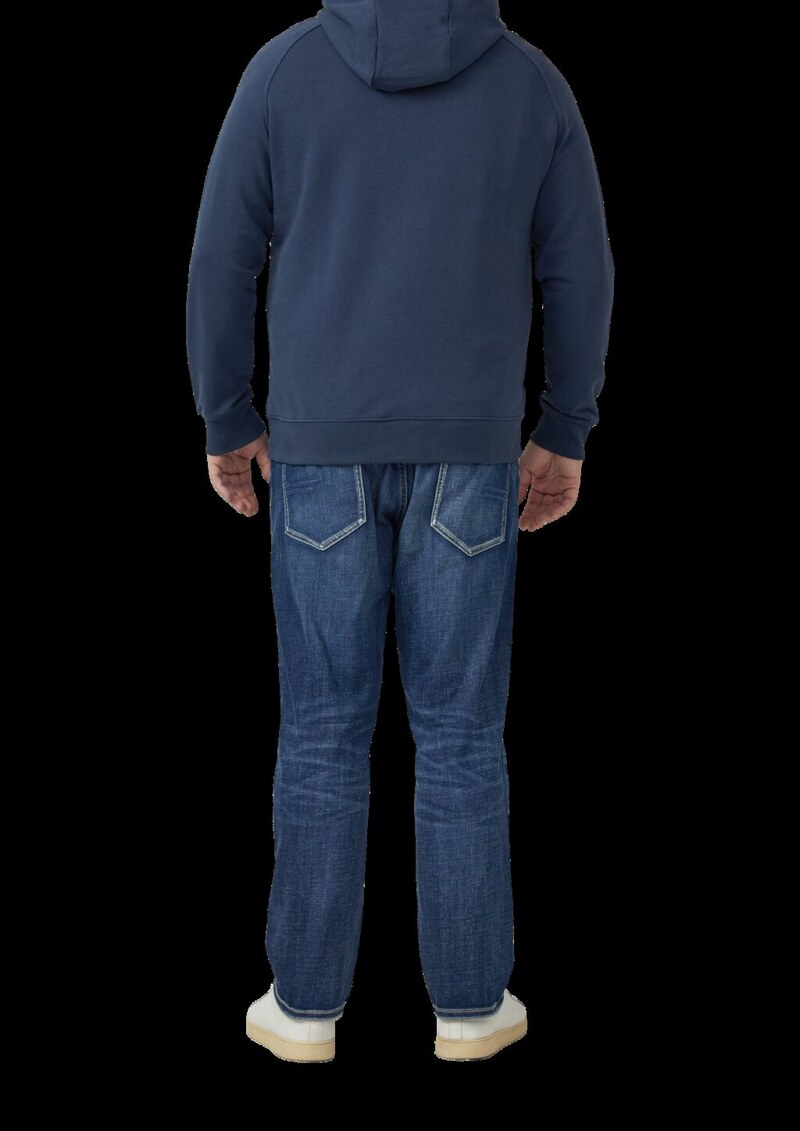 Sweatshirt aus Baumwollmix mit Frontprint