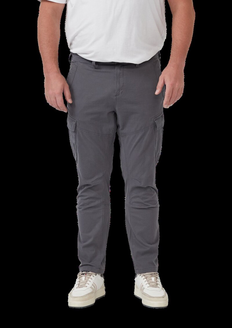 Phoenix: Cargopants aus Baumwollmix mit Struktur und Label-Details