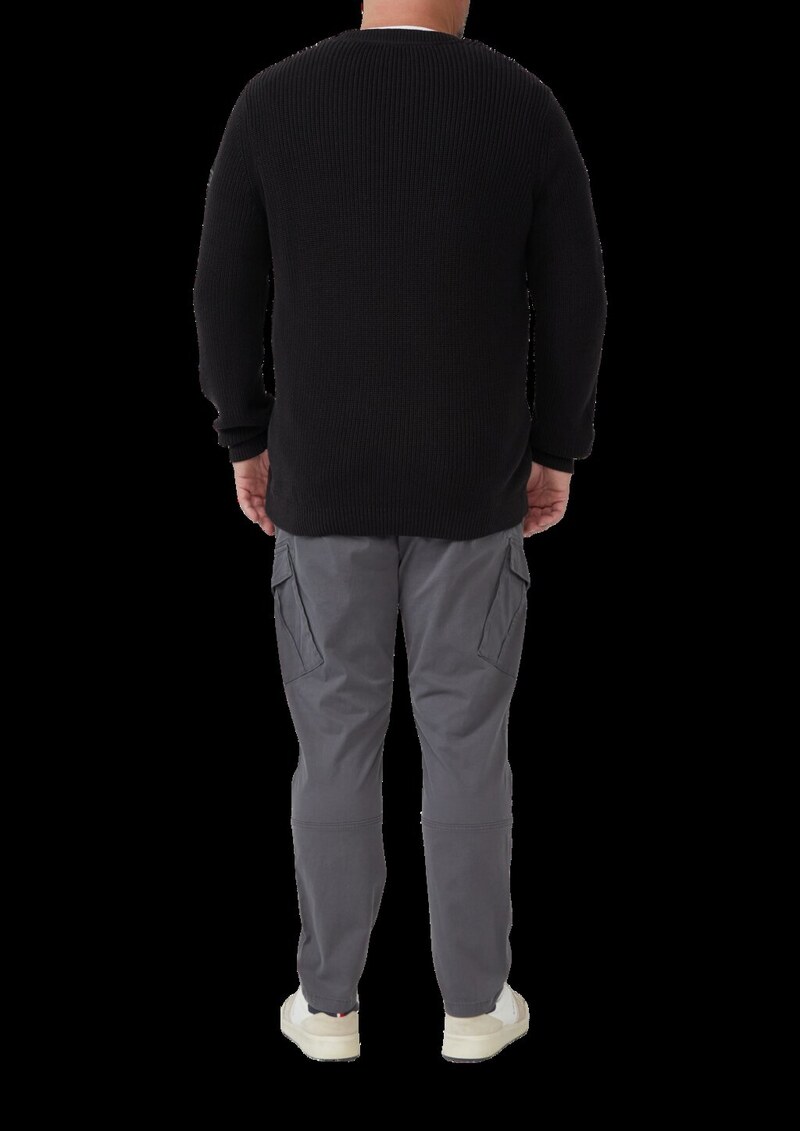 Phoenix: Cargopants aus Baumwollmix mit Struktur und Label-Details