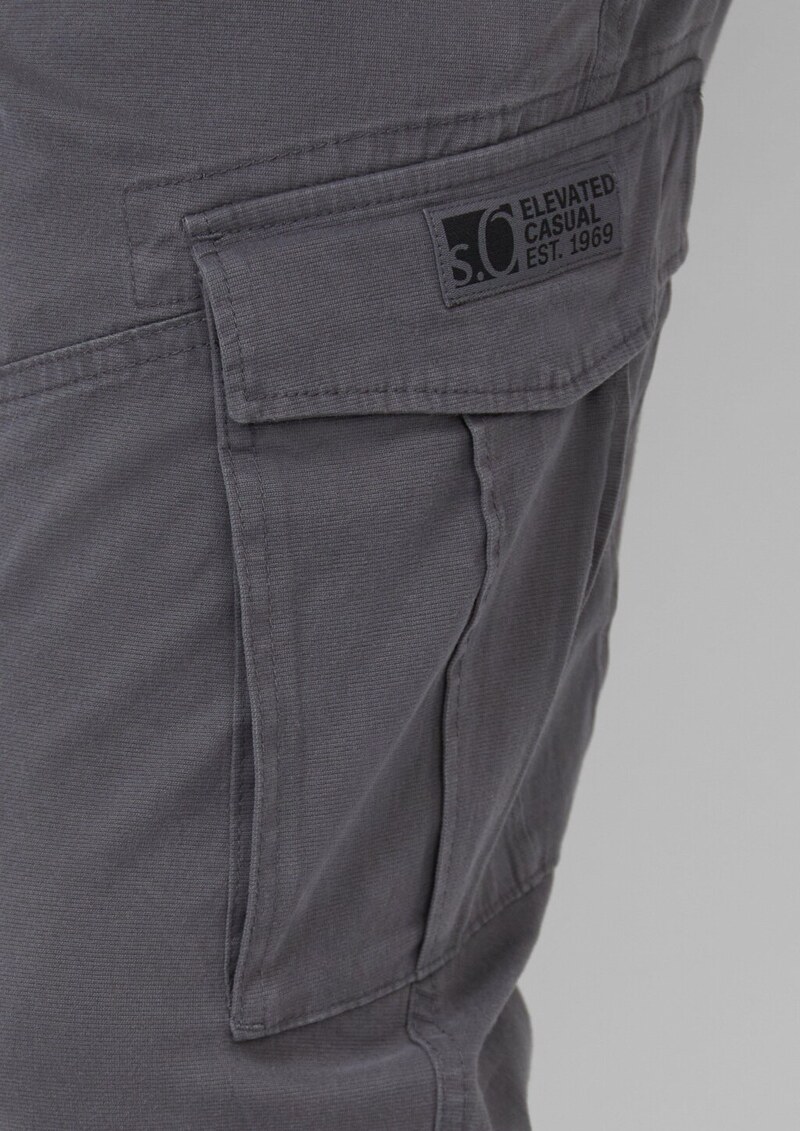 Phoenix: Cargopants aus Baumwollmix mit Struktur und Label-Details