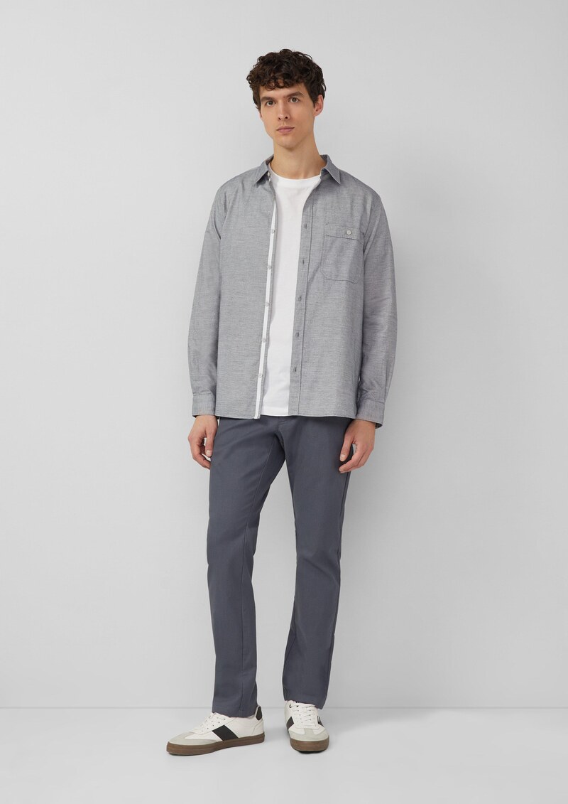 Phoenix: Strukturierte Chinohose aus Baumwollstretch