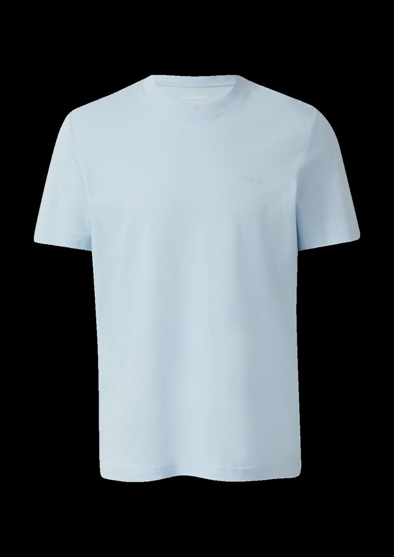 Baumwoll-T-Shirt mit Logo-Print