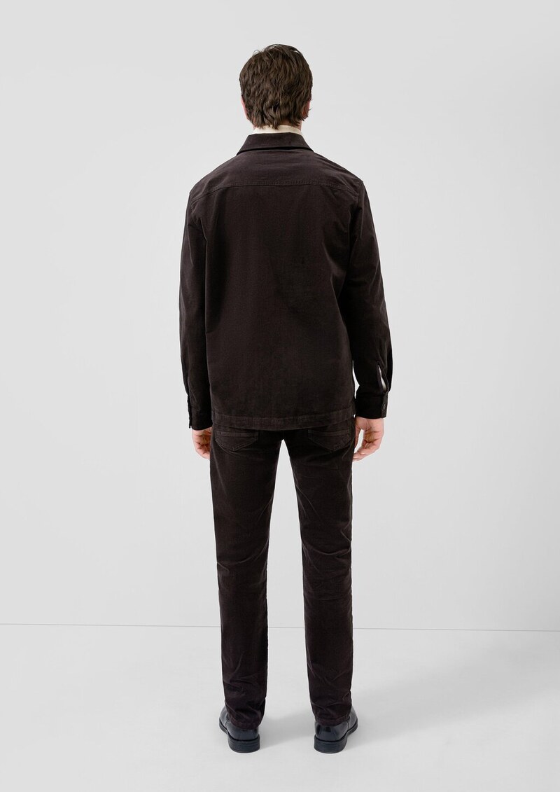 Overshirt aus diagonalem Feincord