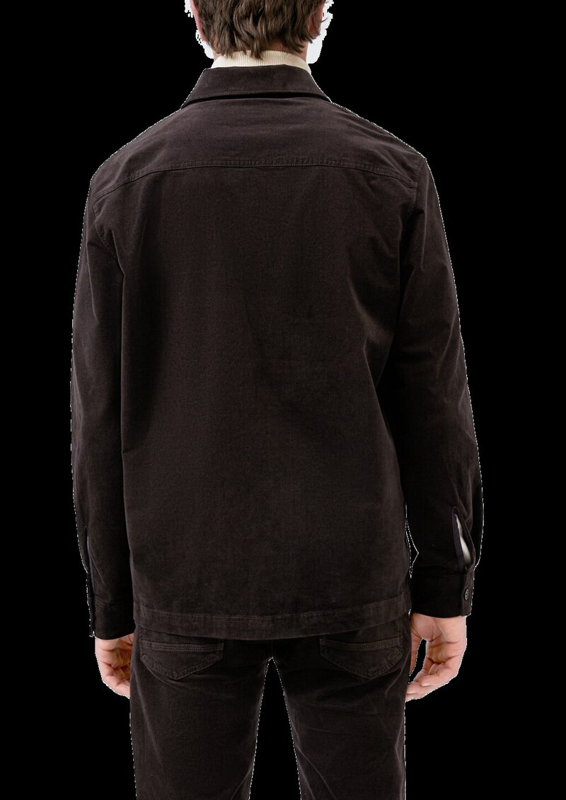 Overshirt aus diagonalem Feincord