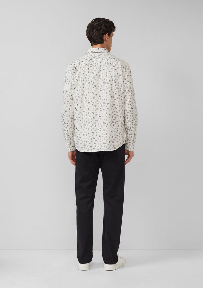Regular Fit: Hemd mit Peanuts®-Motiv