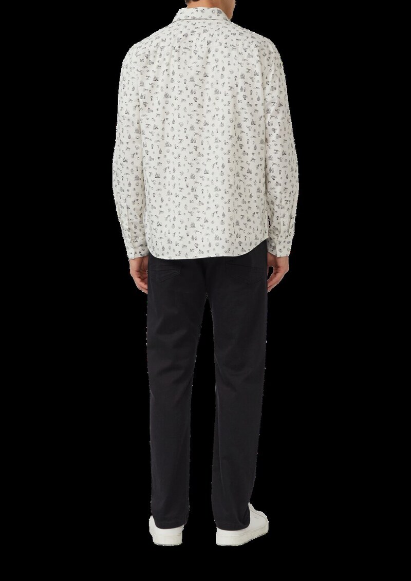 Regular Fit: Hemd mit Peanuts®-Motiv