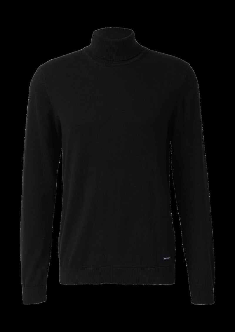 Rollkragenpullover aus reiner Baumwolle