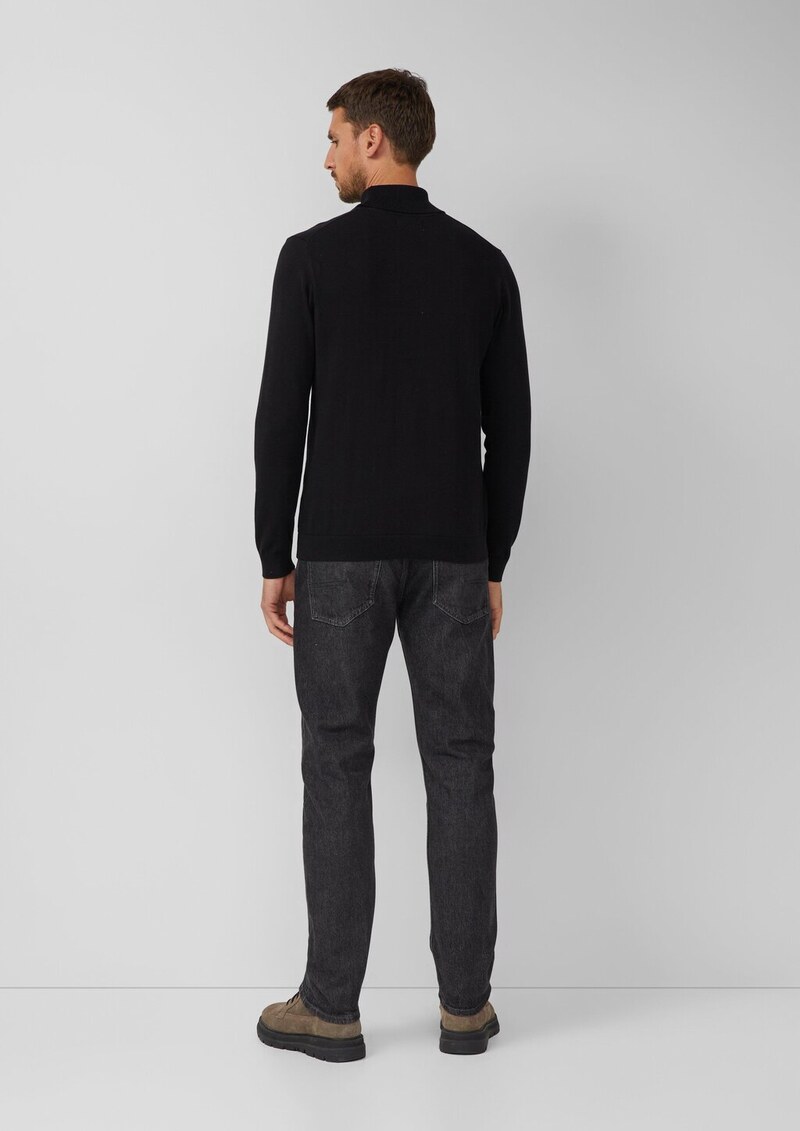 Rollkragenpullover aus reiner Baumwolle